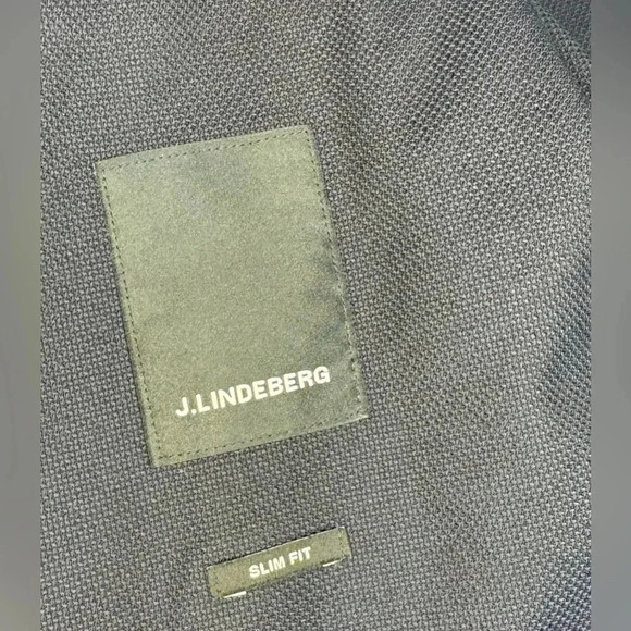 J. Lindeberg Navy Slim-Fit Double-Breasted Blazer Size 54L NWT - Picture 7 of 9